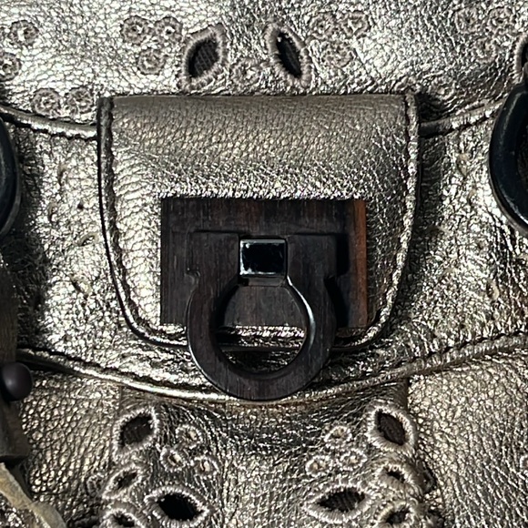 Salvatore Ferragamo EUC Limited Gold 2 Way Bag - Picture 5 of 11